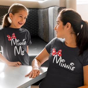 Disney Family Tshirts 2 Shirts Disney Fan Mommy and Me Minnie Shirts ...