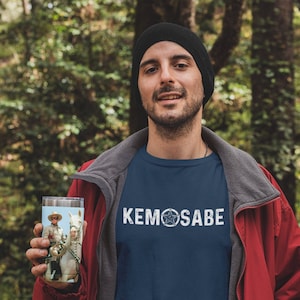 The Lone Ranger KEMOSABE shirt, Vintage Texas Ranger tshirt, Tonto, Wild West Tee Shirt Western Cowboy Lawman Gift for Him Dad Grandpa