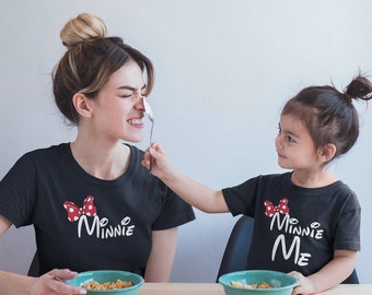 Disney Family TShirts | 2 Shirts | disney fan | Mommy and Me | Minnie Shirts | matching disney | Minnie Me | matching mother daughter outfit