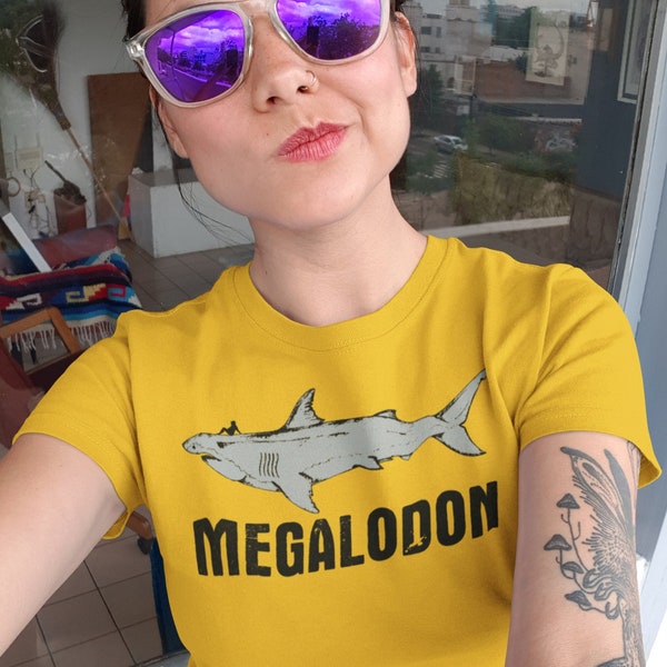 Megalodon Shark womens vacation tshirt, megalodon women's shirt, funny graphic tee, women's funny tshirt, shark shirt, unique shirt