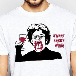 Dr Brule SWEET BERRY WINE funny Quote fan art Mens white t Tee Shirt eric birthday hunk for your doctor dingus rules and gift sign tim show