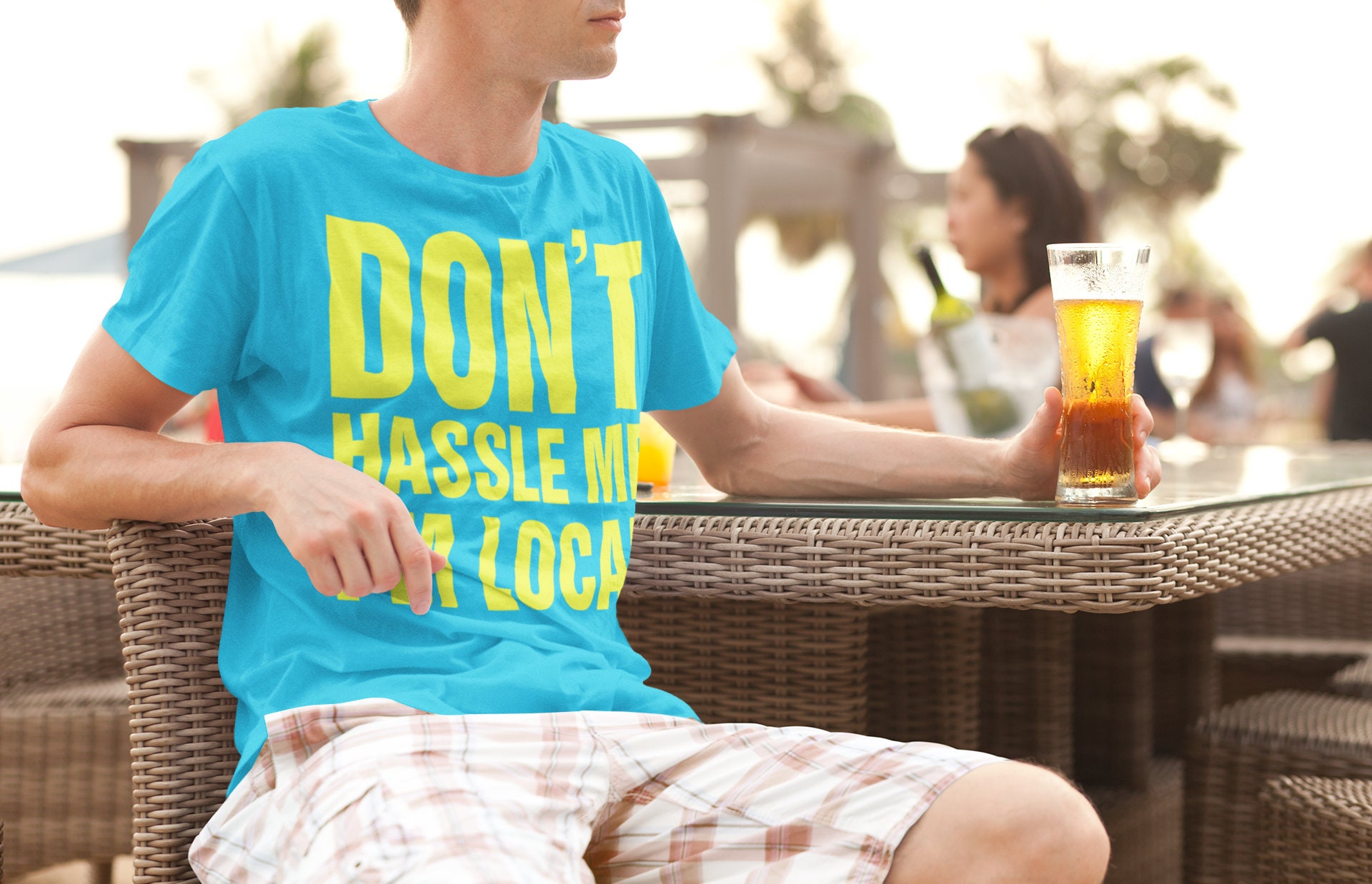 Don't Hassle Me I'm Local T-Shirt - What About Bob? Shirt - Men's And Women's - Foto 5