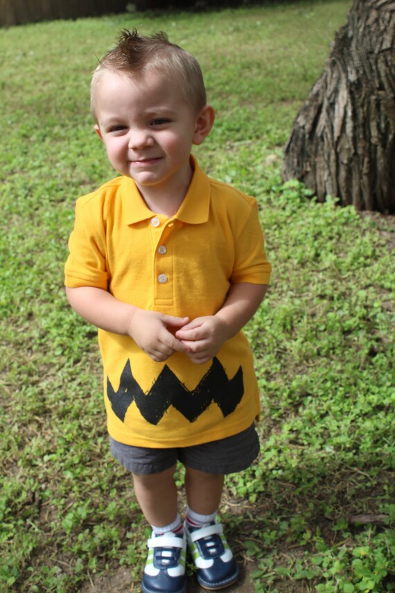 Retro New Charlie Halloween Costume Zig Zag Kids Boys Girls Etsy