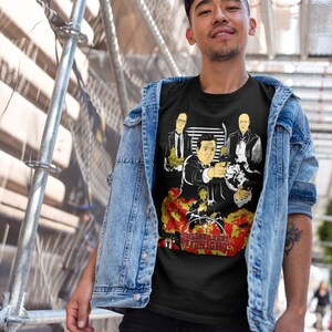 NIVEAU DE MENACE MINUIT, t-shirt imprimé niveau de menace minuit, t-shirt michael scarn, le film de bureau, t-shirt graphique pour hommes drôle faux fan de dwight image 5