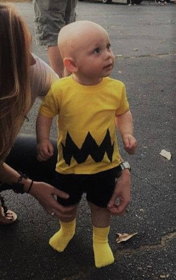Cartoon Charlie Yellow Black Zig Zag 