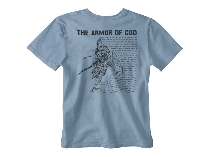 ARMOR of GOD Tshirt Christian Mens Tshirt Ephesians 61018 Etsy
