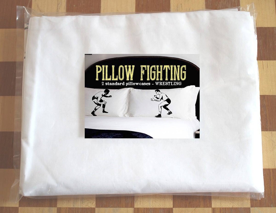 WRESTLING Pillowcases Pillowcase Set Wrestler Pillow Fight Etsy