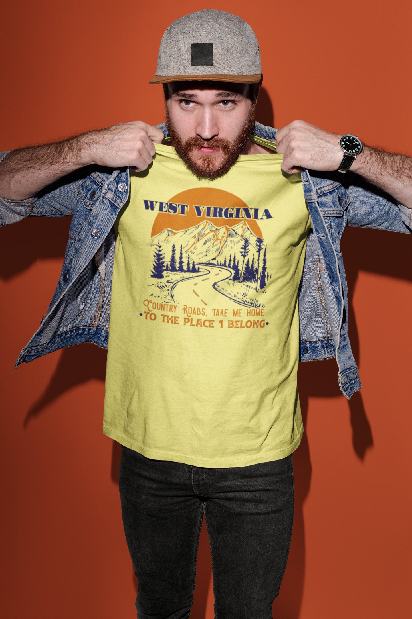 West Virginia T Shirt Tourist Tshirt Country Roads Take Me | Etsy