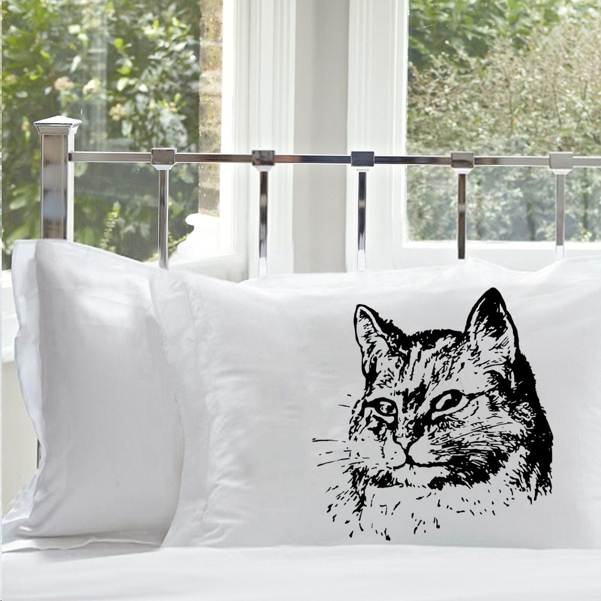 kitty pillowcase