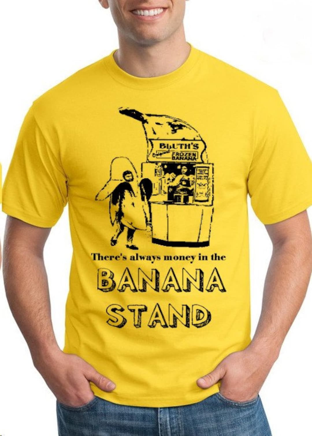 There's Always Money in the BANANA STAND Shirt Tshirt New Yellow
