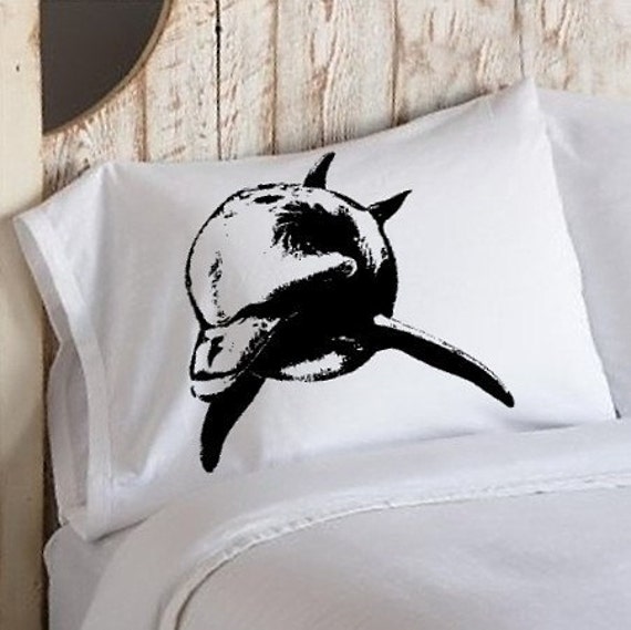 Sale One Black Bottle Nose Dolphin White Nautical Etsy