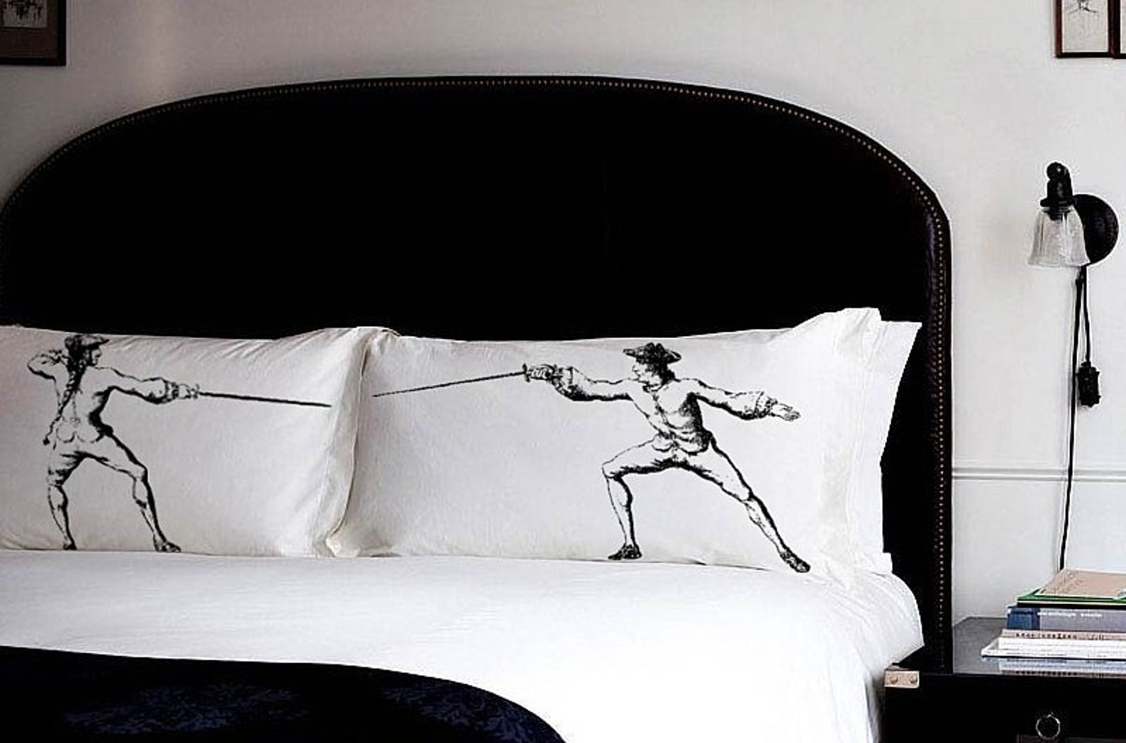 PILLOW FIGHTING Fencing Pillowcase Set Swords Fight Olypmics Etsy