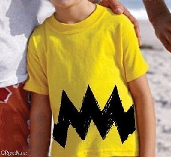 NEW Custom Kingdom Boys Girls Peanuts Charlie Brown T Shirt 12 Months Yellow