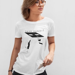 Save Bandit shirt, tshirt, the office, fan art, quote, Schrute, Gift, TV Show, Funny, Angela martin, Boboddy, michael scott, stress relief