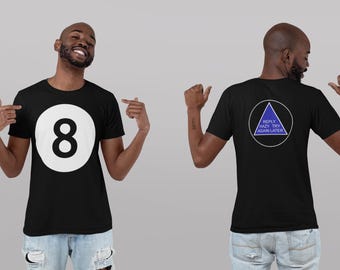 Halloween Costume Shirt | Funny Costume | Easy Costume | 8 Ball Pool Shirt | Magic tshirt | men's shirt | unisex t-shirt | Magic 8 Ball |