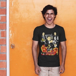 NIVEAU DE MENACE MINUIT, t-shirt imprimé niveau de menace minuit, t-shirt michael scarn, le film de bureau, t-shirt graphique pour hommes drôle faux fan de dwight image 7