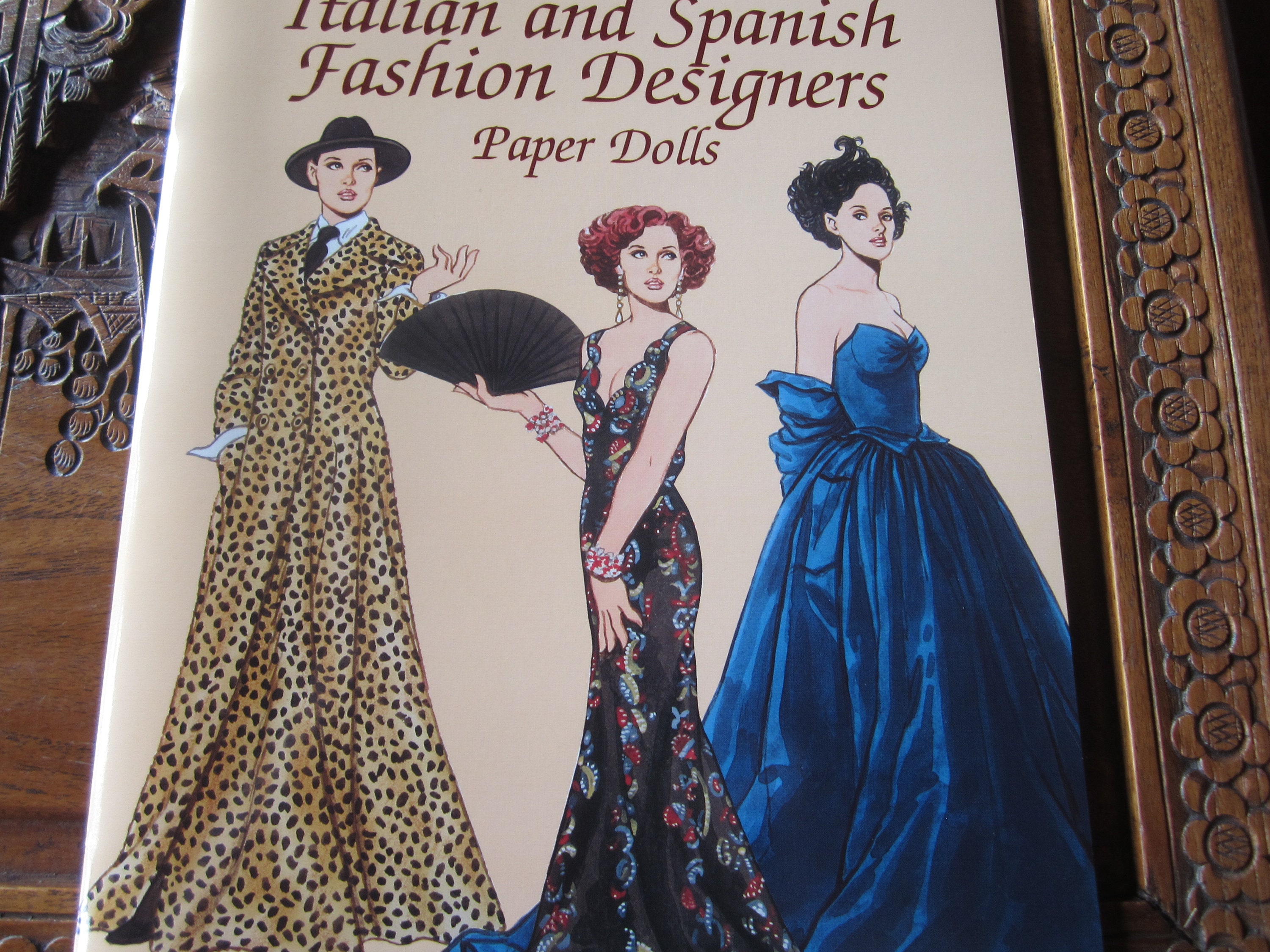 Italian and Spanish Fashion Designers Paper Dolls