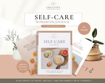 Self-Care Workbook: Guided Journal for Mental & Emotional Wellness (PDF Download)