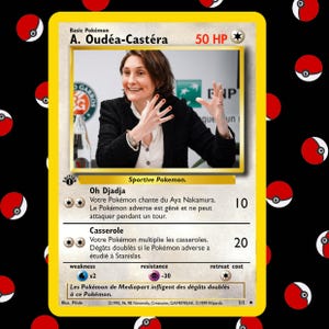 Amélie Oudéa-Castéra - Carte #2 du Pokedeche