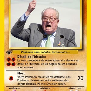 Jean-Marie Le Pen - Carte #12 du Pokedeche