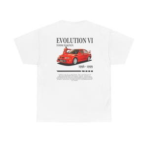 Ralley-Weltmeisterschaft 2016 MITsubishi Lancer Evo VI Tommi Makinen schweres T-Shirt, Vintage-T-Shirt, Vintage-Auto-Shirt, mitsubishi evo 7