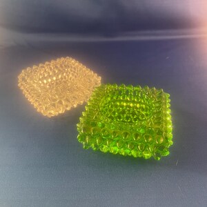 Fenton Glass Hobnail Candle holders