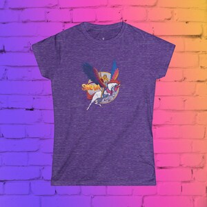 Vintage She-Ra T-shirt voor dames | Shirt cartoon nostalgie uit de jaren 80, Princess of Power | Top van He-Man, Masters of the Universe, distressed katoen
