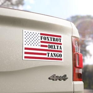FOXTROT-DELTA-TANGO magnes samochodowy antytrumpowy