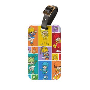 Colorful Cartoon Luggage Tag - Fun Travel Accessory, Kids&#39; Luggage Identifier, Colorful Baggage Tag, Vibrant Travel Gift, Holiday