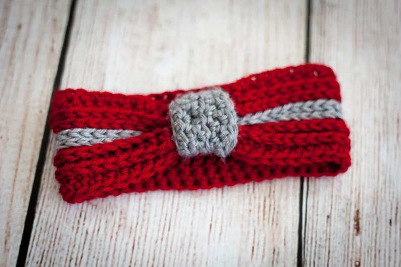 Crochet Bow Band Headband PDF Crochet Pattern Instant Download image 3