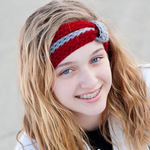 Crochet Bow Band Headband PDF Crochet Pattern - Instant Download