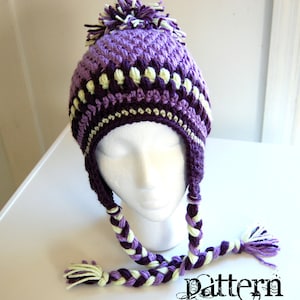 The Talini Teen/adult Crochet Hat PDF PATTERN Instant Download - Etsy