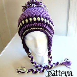 The Talini Teen/Adult Crochet Hat PDF PATTERN - Instant Download