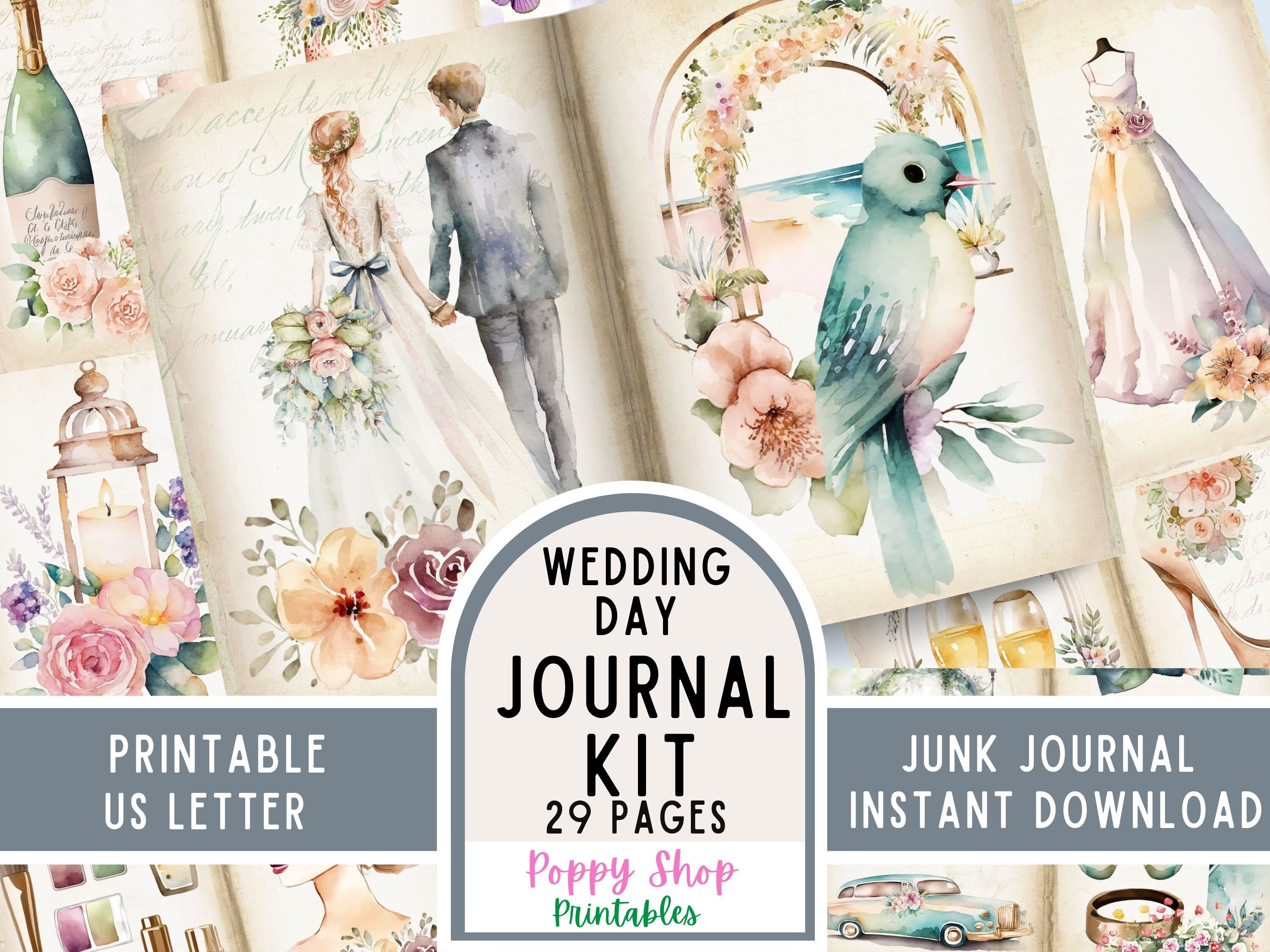 SSC Designs | Rustic Wedding Paper Pack & Embellishment Kit