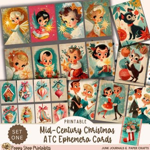 1950s Christmas Card - Etsy