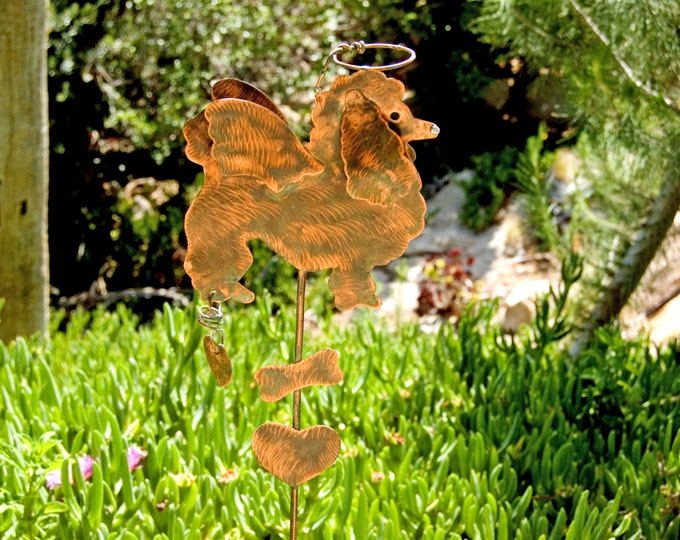 POODLE ANGEL Lawn Ornament Garden Marker Pet Memorial Plant Etsy