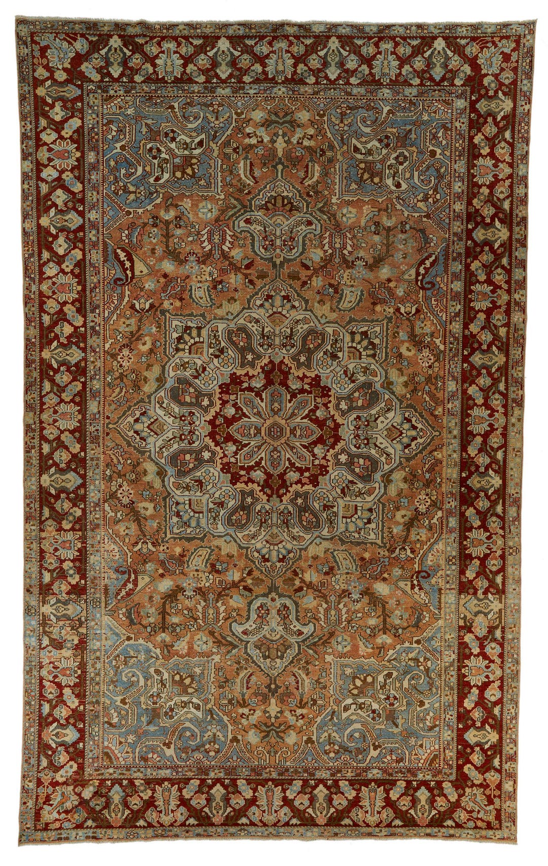 10x16 Camel and Red Vintage Area Rug - Etsy