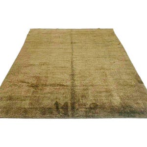 6x8 Green and Green Contemporary Area Rug, Modern, Abstract