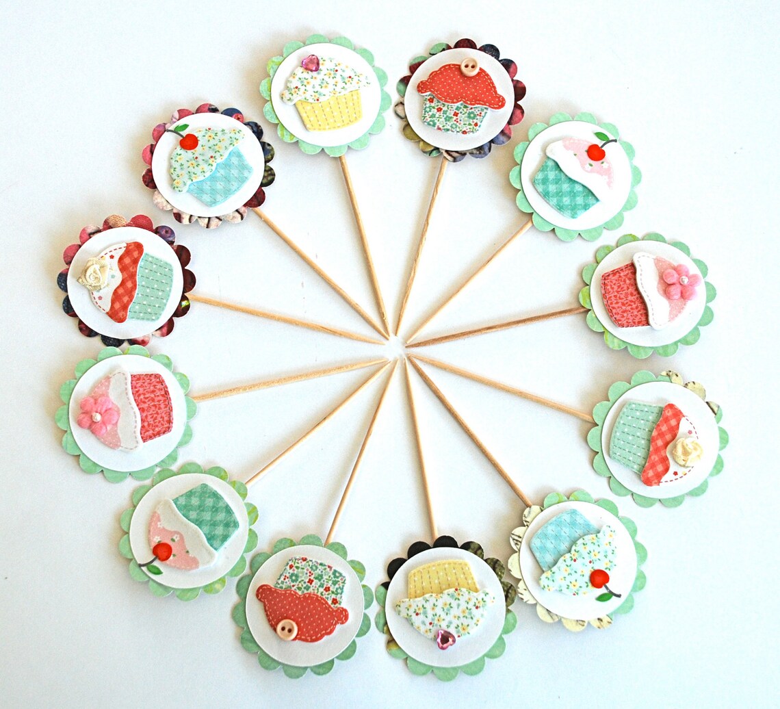 Grandma's Cupcakes Cupcake Toppers Etsy