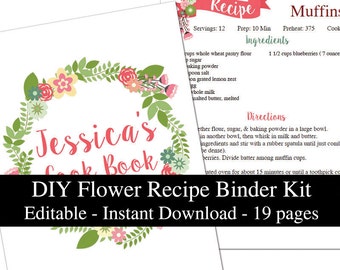 binder tab template etsy