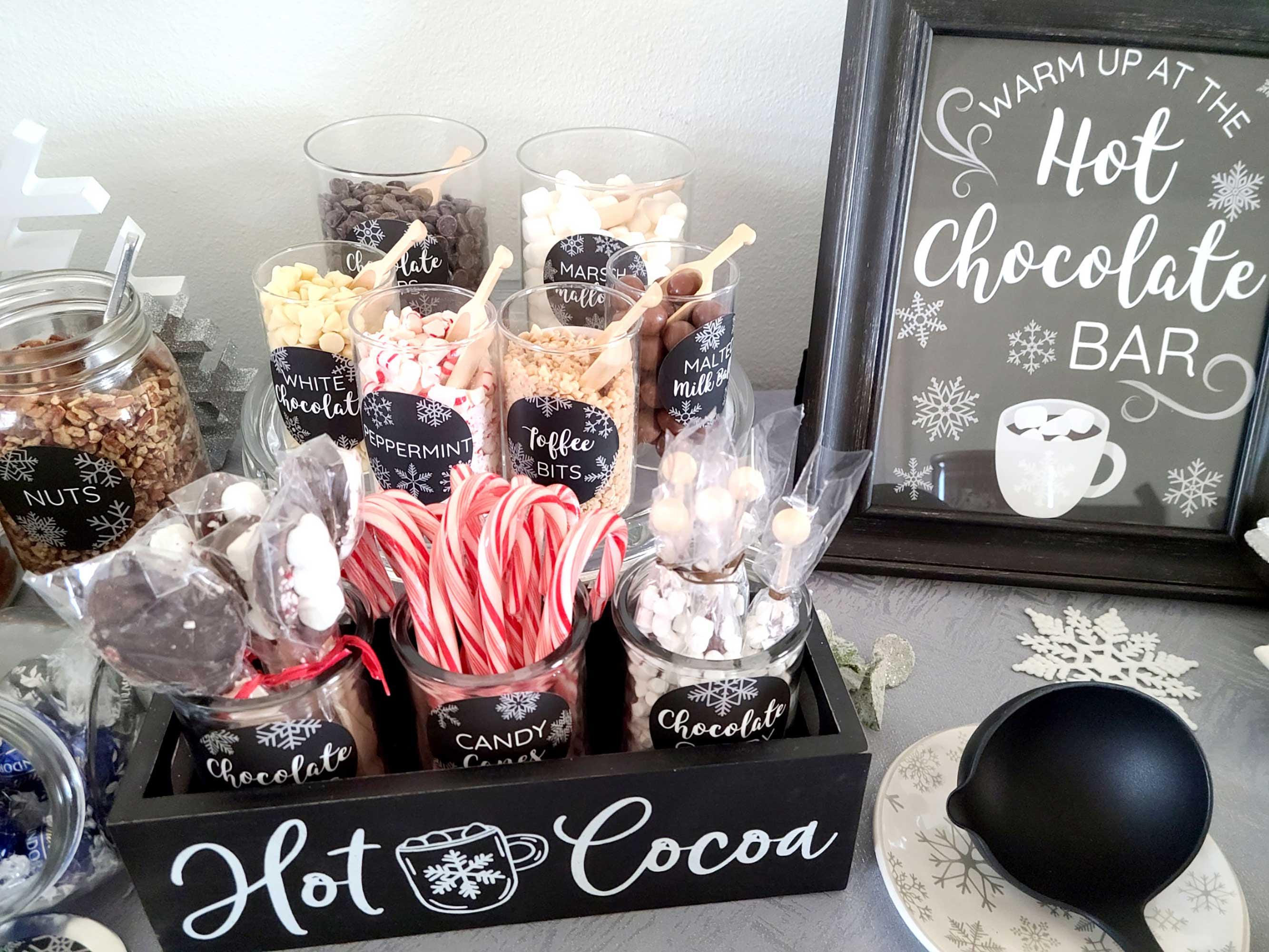 A hot cocoa bar for small spaces - Chalking Up Success!, image size:2667x2000