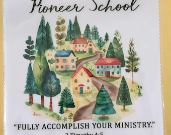 Pioneer School Lens cloth screen wipes JW gift fully accomplish your ministry houses