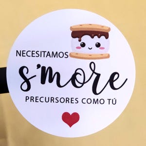 PRINTED Spanish Espanol 1.9 inch stickers Jw pioneer gift necesitamos s'more precursores como tu labels