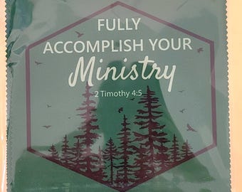 Lens cloth screen wipes JW gift fully accomplish your ministry green