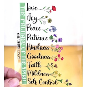 Floral fruitage of the spirit sticker UV DTF label 4.25x2.9