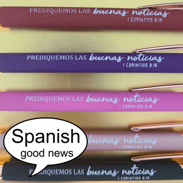 JW Pen set Spanish Español Pen stylus 2024 international convention gift declare the good news sister brother letter writing baptism pioneer