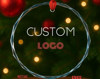 Custom Business Logo Ornament-Company Ornament- Christmas Ornament