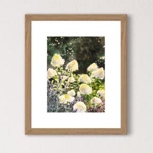 Wunderschöner floraler Kunstdruck – Fine Art Print vom Original Aquarell für Ihre Heimdekoration – Sammlerstück limitiert, 16 x 21 cm