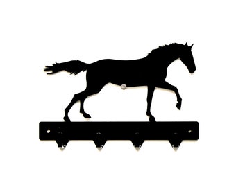 Running Horse Metal Key Rack, Horse Art