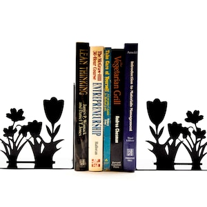 Garden Flower Bookends